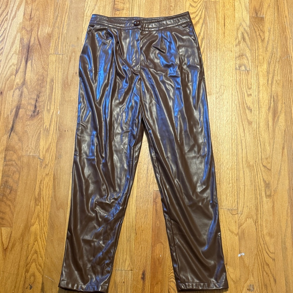 Women’s princess Polly  Brown Leather Pants